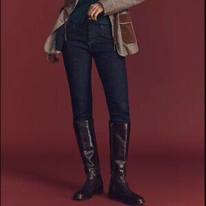 Anthropologie Pilcro Rococo Mid-Rise Skinny Jeans Color: Dark Denim Sz 25